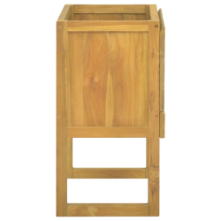 Szafka łazienkowa, 60x45x75 cm, lite drewno tekowe