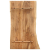 Blat, lite drewno akacjowe, 100x(50-60)x2,5 cm