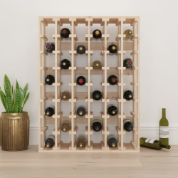 Stojak na wino, 70x33x94 cm, lite drewno sosnowe