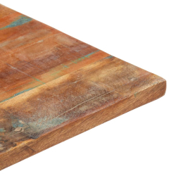Kwadratowy blat stołu 60x60 cm, 15-16 mm, lite drewno z odzysku