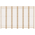 Składany parawan 6-panelowy, 240 cm, bambus i płótno