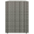 Szafka ogrodowa, szara, 100x55,5x80 cm, rattan PE