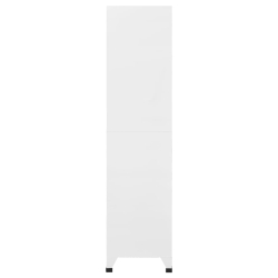 Szafka z 18 zamykanymi przegrodami, metalowa, 90 x 40 x 180 cm