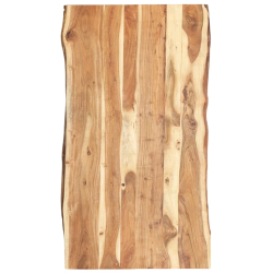 Blat, lite drewno akacjowe, 118x(50-60)x3,8 cm