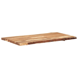 Blat, lite drewno akacjowe, 118x(50-60)x3,8 cm