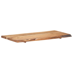 Blat, lite drewno akacjowe, 118x(50-60)x3,8 cm