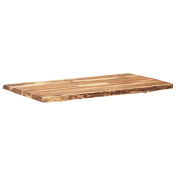 Blat, lite drewno akacjowe, 118x(50-60)x3,8 cm