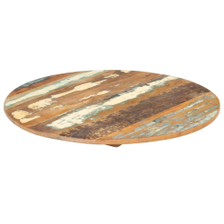 Okrągły blat stołu, 60 cm, 15-16 mm, lite drewno odzyskane