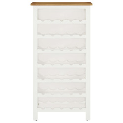 Szafka na wino, 56 x 32 x 110 cm, lite drewno dębowe