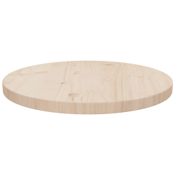 Blat stołu, Ø40x2,5 cm, lite drewno sosnowe