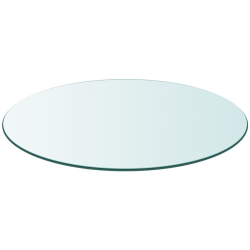 Blat stołu szklany, okrągły 500 mm