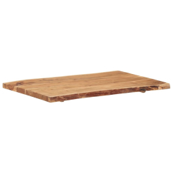 Blat, lite drewno akacjowe, 100x(50-60)x3,8 cm