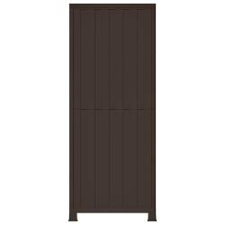 Szafka plastikowa, 68x39x171,5 cm, motyw rattanu