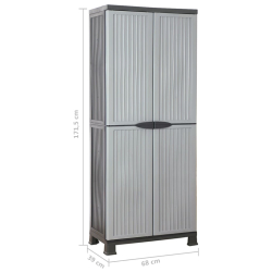 Szafka plastikowa, 68x39x171,5 cm