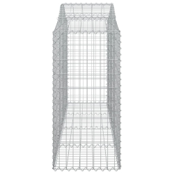 Kosze gabionowe, 18 szt, 200x50x100/120cm, galwanizowane żelazo