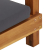 Podwójny leżak z zasłonami i poduszkami, lite drewno akacjowe