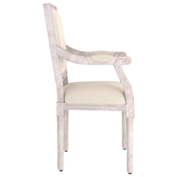 Fotel, beżowy, 54x59x99 cm, tapicerowany tkaniną