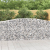Kosze gabionowe, 8 szt, 400x50x100/120 cm, galwanizowane żelazo
