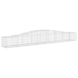 Kosze gabionowe, 20 szt, 400x50x40/60 cm, galwanizowane żelazo