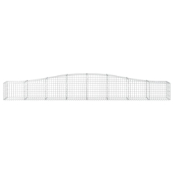 Kosze gabionowe, 20 szt, 400x50x40/60 cm, galwanizowane żelazo
