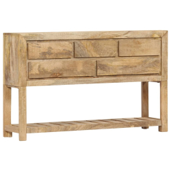 Szafka, 120x30x75 cm, lite drewno mango