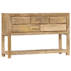 Szafka, 120x30x75 cm, lite drewno mango