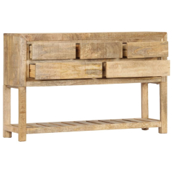 Szafka, 120x30x75 cm, lite drewno mango