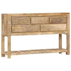 Szafka, 120x30x75 cm, lite drewno mango