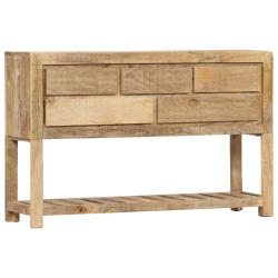 Szafka, 120x30x75 cm, lite drewno mango