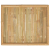 Stolik ogrodowy, 65x55x30 cm, bambusowy