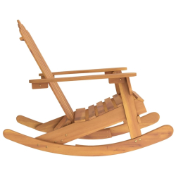 Fotel bujany Adirondack, lite drewno akacjowe