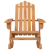 Fotel bujany Adirondack, lite drewno akacjowe