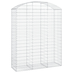 Łukowaty kosz gabionowy 150x50x180/200 cm, galwanizowane żelazo