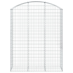 Łukowaty kosz gabionowy 150x50x180/200 cm, galwanizowane żelazo
