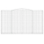 Kosze gabionowe, 4 szt, 400x30x220/240 cm, galwanizowane żelazo