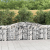Kosze gabionowe, 25 szt, 400x50x80/100 cm, galwanizowane żelazo