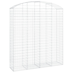 Łukowaty kosz gabionowy 200x50x220/240 cm, galwanizowane żelazo