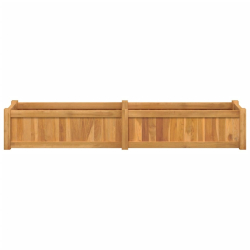 Podwyższona rabata, 150x30x25 cm, lite drewno tekowe
