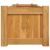 Podwyższona rabata, 150x30x25 cm, lite drewno tekowe