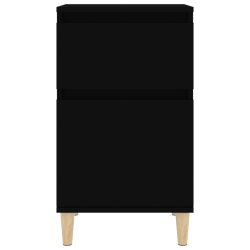 Szafka nocna, czarna, 40x35x70 cm