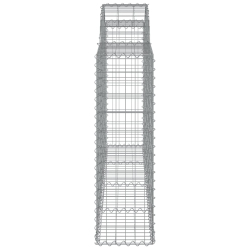 Kosze gabionowe, 30 szt, 200x30x100/120cm, galwanizowane żelazo