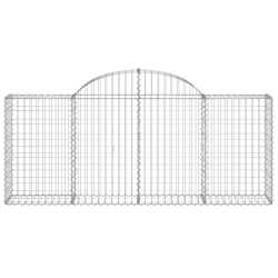 Kosze gabionowe, 30 szt, 200x30x80/100 cm, galwanizowane żelazo