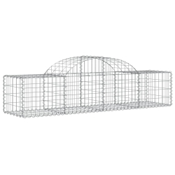 Kosze gabionowe, 20 szt, 200x50x40/60 cm, galwanizowane żelazo