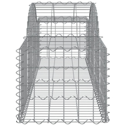 Kosze gabionowe, 20 szt, 200x50x40/60 cm, galwanizowane żelazo