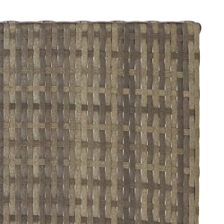 Składany stolik, szary, 45x35x32 cm, polirattan