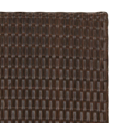 Składany stolik, brązowy, 45x35x32 cm, polirattan