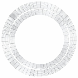 Palenisko gabionowe, Ø 100 cm, galwanizowane żelazo