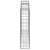 Kosze gabionowe, 14 szt, 200x30x120/140cm, galwanizowane żelazo