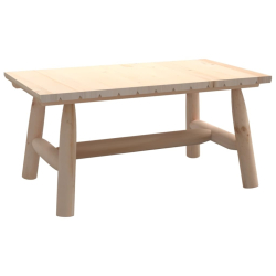 vidaXl Stolik kawowy, 90x50x41 cm, lite drewno świerkowe