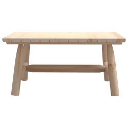 vidaXl Stolik kawowy, 90x50x41 cm, lite drewno świerkowe